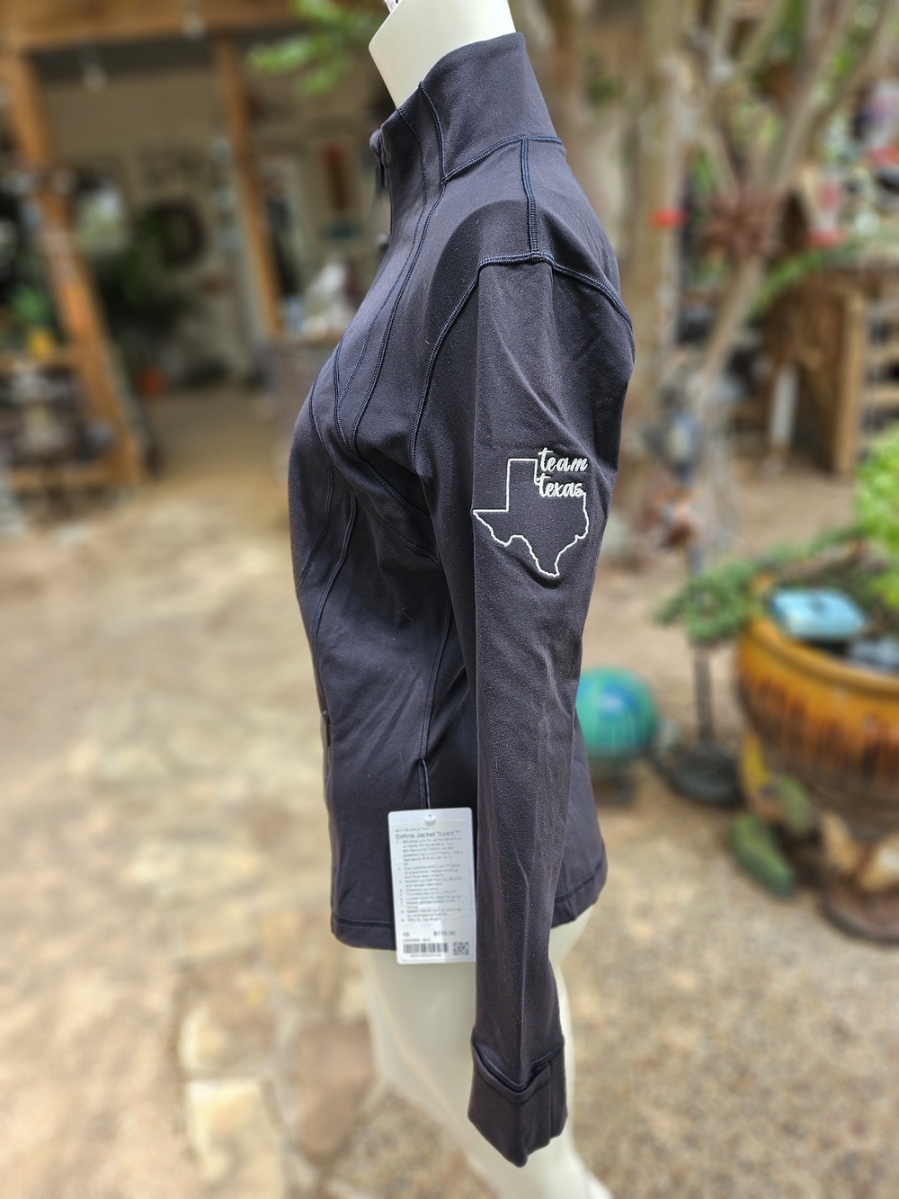 New W Tag Lululemon Athletica Define Jacket Luon - Black Team Texas Hologic 10 - Picture 7 of 12